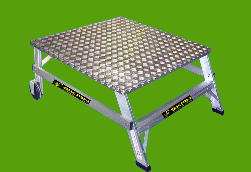 Plataforma especial con ruedas