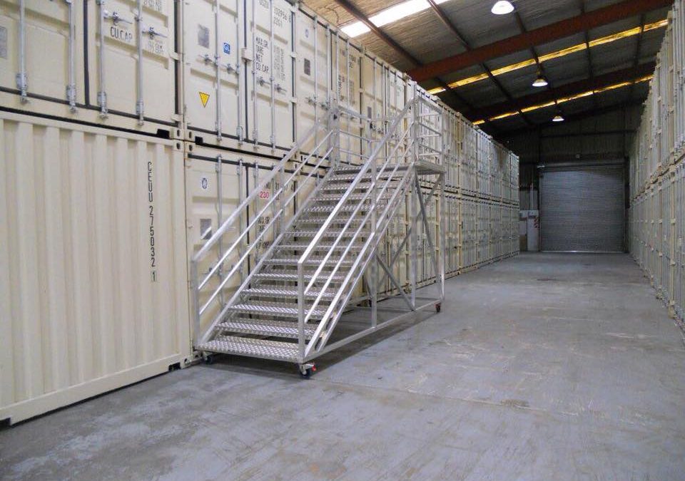 Carro Industrial de acceso a containers