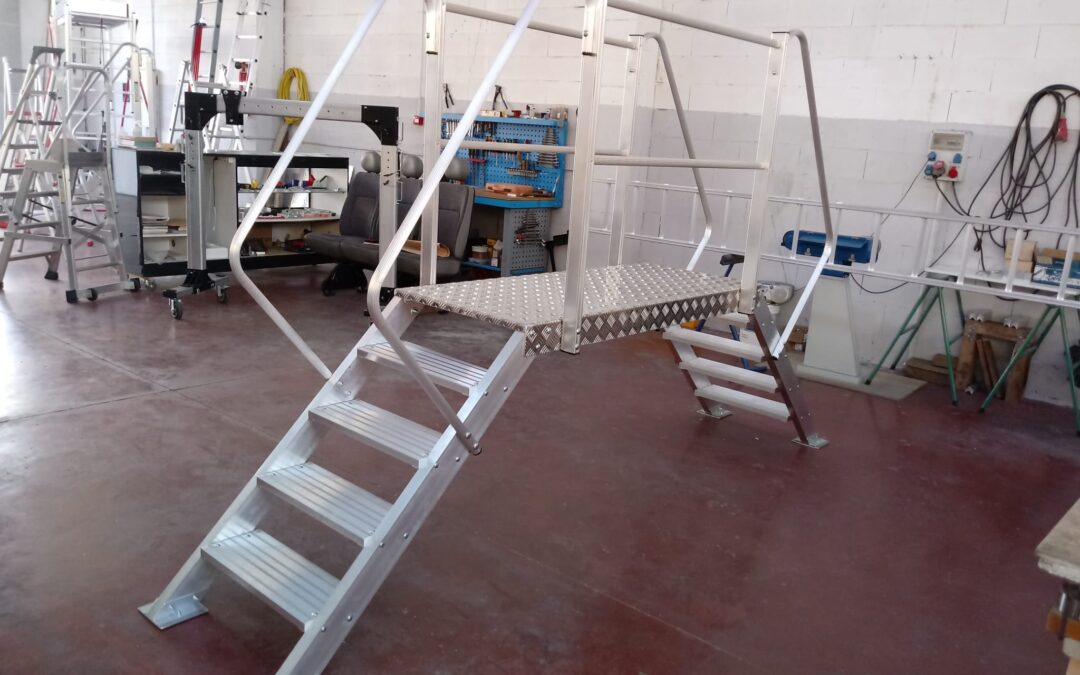 Plataforma puente de paso
