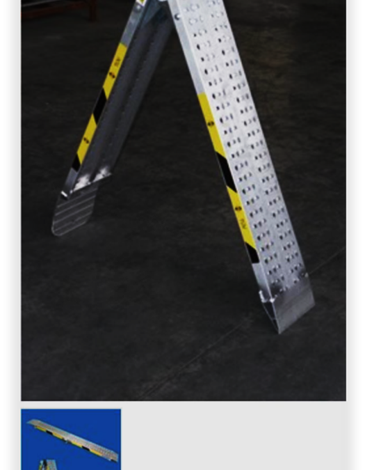 Rampa plegable
