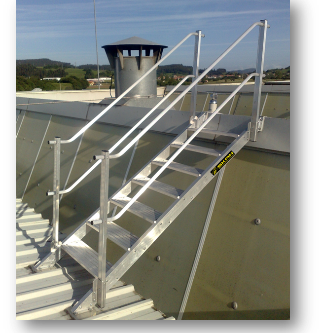 Escalera para tejados