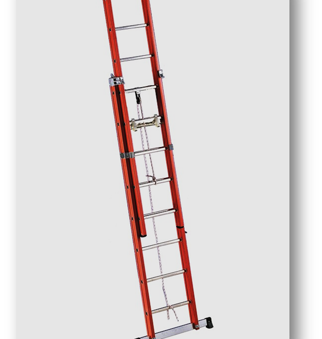 Escalera extensible de 2 tramos