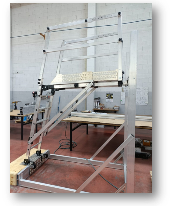 Plataforma telescópica de acceso
